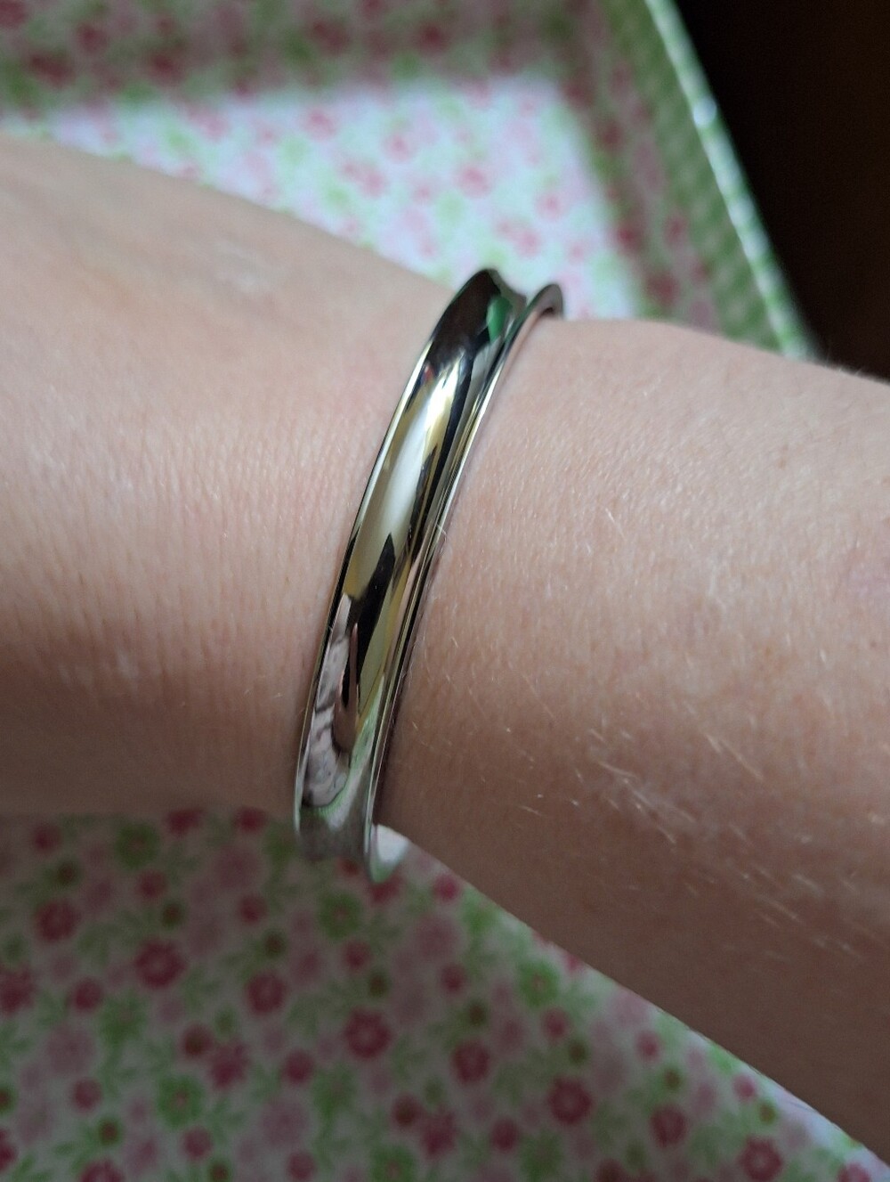 Ashley Bridget Silver Tone Cuff Bracelet